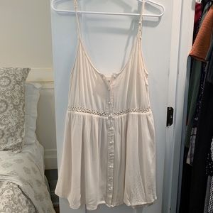 Tobi White Button Summer Casual Dress